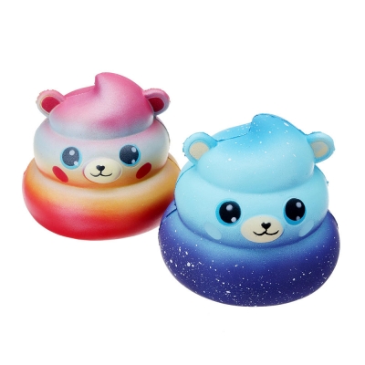 Sanqi Elan Galaxy Poo Squishy 10*10*9 CM Licensed Slow Rising With Packaging Collection Gift Soft Toy COD [1304080]