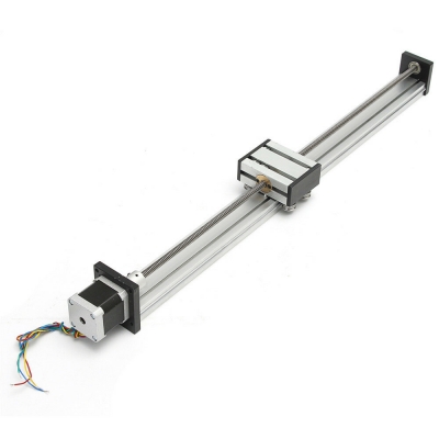 Machifit 100-500mm Stroke Linear Actuator CNC Linear Motion Lead Screw Slide Stage with Stepper Motor COD [1804534]