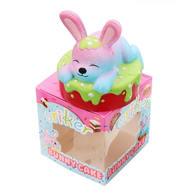 Oriker Squishy Rabbit Bunny Cake Cute Slow Rising Toy Soft Gift Collection With Box Packing COD [1272964]