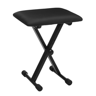 X-Style Electronic Piano Stool Electronic Piano Guitar Drum Stool Adjustable Folded Black Piano Bench for Playing Piano COD [1844699]