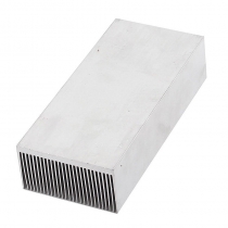 Dense Teeth Heat Sink 69*37*150mm Aluminum Heat Sink LED Heat Sink Aluminum Block Compact Teeth 24 Fin Radiator for IC Module PC Computer LED PCB COD