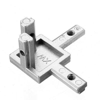 Machifit 3 Way Inside Corner Connector Joint T Slot 90 Degree Bracket for 3030 Series Aluminum Extrusions COD [1512868]