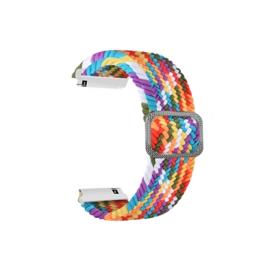 22mm Multicolor Stretch Woven Smart Watch Band Replacement Strap for Xiaomi Watch S1/S1 Active/color 2 COD [1953777]