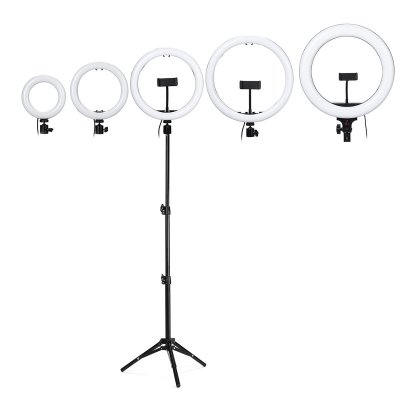 7/10/13/15/18 Inch LED Ring Light Studio Fill Light Tripod Stand Photo Makeup Live Dimmable Lamp for Youtube Tiktok Streaming Broadcast Vlogging COD [1708205]