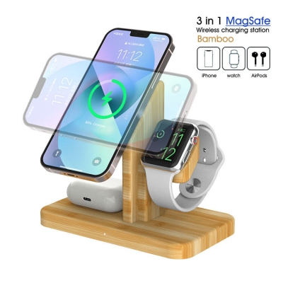 RX-2201 15W 10W 7.5W 5W Wireless Charger Fast Wireless Charging Station for iPhone 15 14 13 for Samsung Galaxy Z Flip4 for Huawei Mate60 for Xiaomi 13pro for Airpods for Apple Watch [2003400]