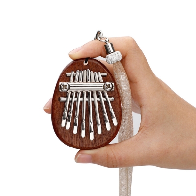 Muspor 8 Key Mini Kalimba High Quality Exquisite Finger Thumb Piano Marimba Musical Good Accessory Pendant Gift COD [2001663]