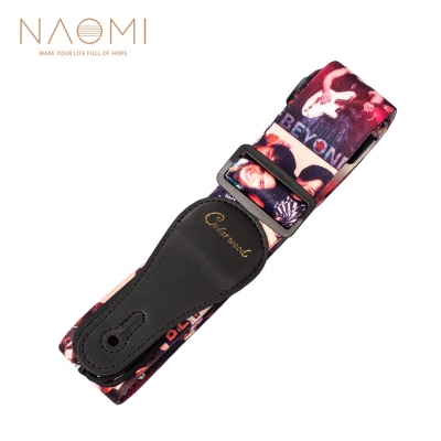 Naomi Guitar Strap Adjustable Guitar Strap Shoulder Belt For Acoustic/ Electric Guitar Bass Soft Nylon Webbing Belt Beyond COD [1806380]