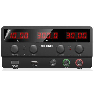 NICE-POWER SPS-H Professional Four-Digit Display Power Supply Adjustable Voltage 0-125V Current Control USB Output 5V2A Precision Control Compact Design Ideal for Various Charging Needs [2004567]