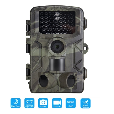 Suntek HC-808A 24MP 1080P Night Vision Waterproof Hunting Camera 0.3s Trigger Time 120° Lens Angle Recorder Wildlife Trail Camera for Home Security and Wildlife Monitoring [1926553]