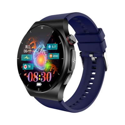 ET340 1.46 inch HD Screen Uric Acid Blood Lipids ECG Heart Rate Blood Pressure SpO2 Blood Glucose Monitor Sleep Monitoring SOS Function bluetooth Call Multi-sport Modes Music Playback IP67 Waterproof [2000605]