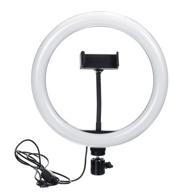 10 Inch 2700K-6500K 3-Color Temperature Dimmable LED Ring Light Makeup Fill Light for Live Broadcast Youtube Video COD [1734746]