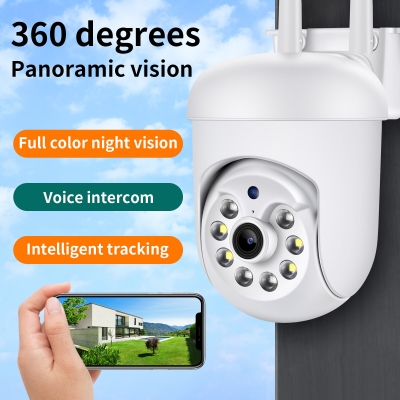 2MP 1080P HD Camera WIFI PTZ Control Video Surveillance Cameras Wireless Connect 360° Panoramic Two-way Conversation COD [1991148]