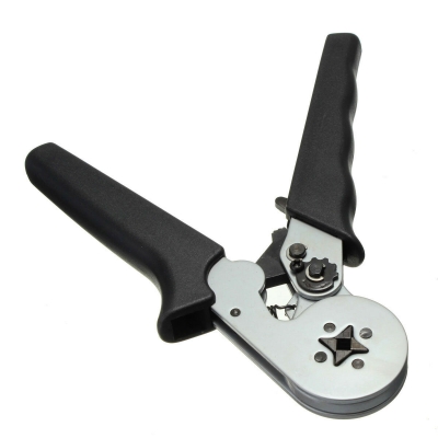 Self-Adjustable Terminal Crimping Tool with 0.08-6.0mm² Range Ergonomic Nylon Handle Uniform Pressure Crimp Ideal for Insulated and Non-insulated Wire Connections [2006035]