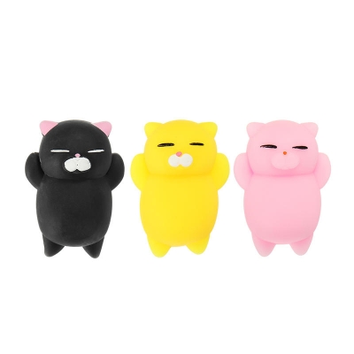 Mochi Kitten Cat Squishy Squeeze Cute Healing Toy Kawaii Collection Stress Reliever Gift Decor COD [1275966]