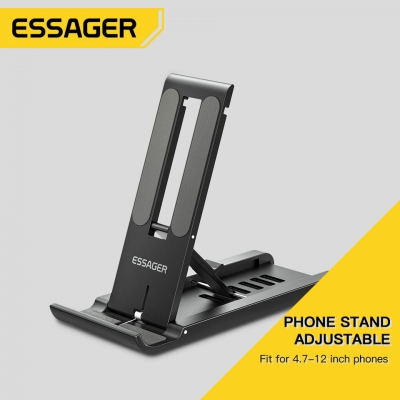 Essager Desktop Phone Holder Stand 6 Level Adjustments for iPhone 13 12 11 Xiaomi 12 Redmi COD [1974920]